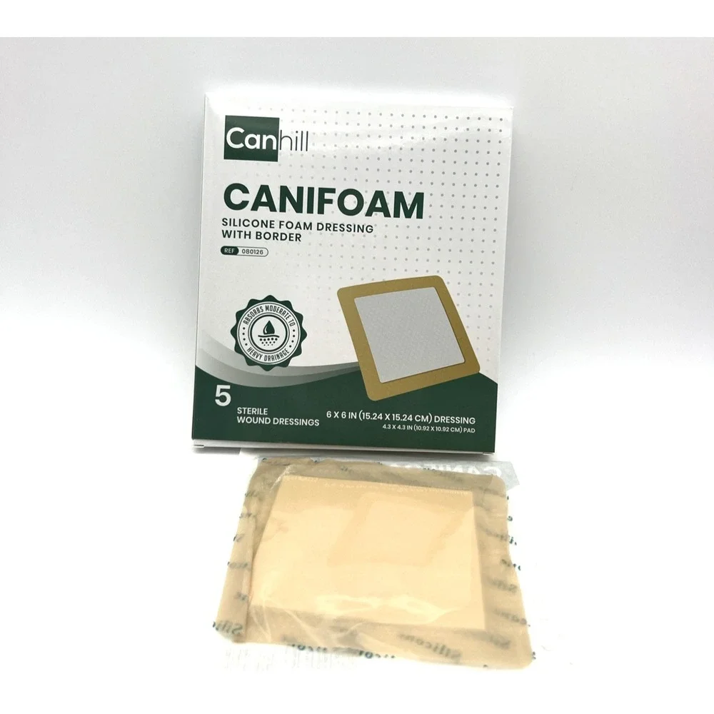 Silicone Foam Dressing with Border 6